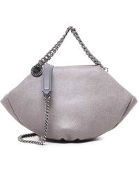 Stella McCartney - Falabella Shoulder Bag With Double Chain - Lyst