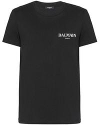 Balmain - T-Shirt Con Logo-Uomo - Lyst