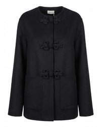 P.A.R.O.S.H. - Jacket With Frog Closure - Lyst