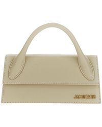 Jacquemus - Handbag In Ivory With Reinforced Top - Lyst