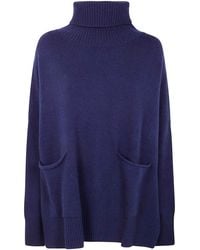 Ma'ry'ya - Poncho High Neck Mix Cash - Lyst