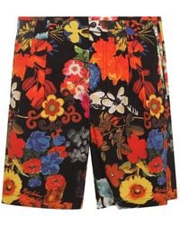 Moschino - Multicolour Flower Shorts - Lyst