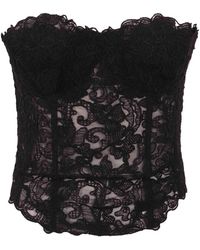 Ermanno Scervino - Floral Lace Bustier - Lyst
