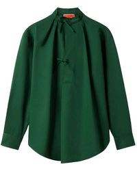 La DoubleJ - Oversized Cotton Linen Shirt - Lyst