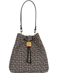 Balmain - Sync Monogram Backpack - Lyst