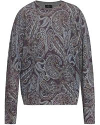 Etro - Patterned Sweater - Lyst