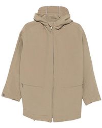 Emporio Armani - Cotton Blend Blouson Jacket - Lyst