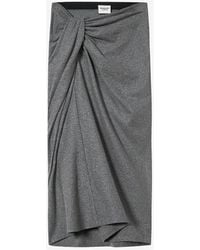 Isabel Marant - Draped Jeldia Midi Skirt - Lyst