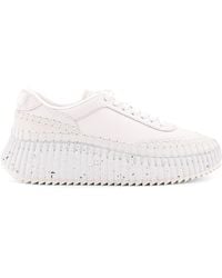 Chloé - Nama Low-Top Low-Top Sneakers - Lyst