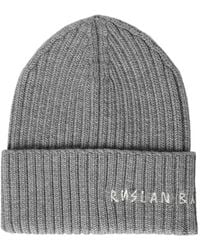 Ruslan Baginskiy - Wool Beanie With Logo - Lyst