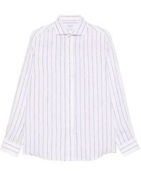 Brunello Cucinelli - Striped Shirt - Lyst
