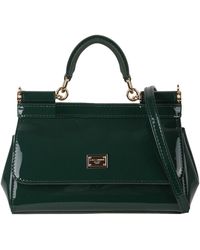 Dolce & Gabbana - Small Sicily Bag In Patent Leather - Lyst