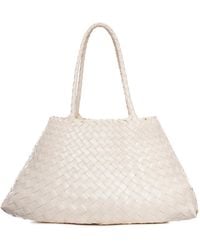 Dragon Diffusion - Santa Croce Big Woven Leather Bag - Lyst