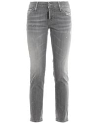 DSquared² - Jennifer Cropped Jeans - Lyst