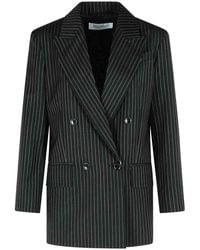 Max Mara - Mattia Pinstriped Virgin Wool Blazer - Lyst