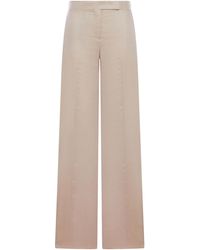 Max Mara - Silk Rasoio Trousers - Lyst