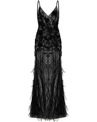 ROOM76 - Long Transparent Tulle Dress - Lyst