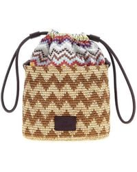 Missoni - Borsa A Secchiello Zig Zag - Lyst