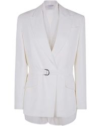Brunello Cucinelli - Suit Type Belt Jacket - Lyst