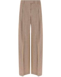 Brunello Cucinelli - Loose Pleated Pants - Lyst