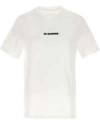 Jil Sander - Cotton Crew Neck T-Shirt - Lyst