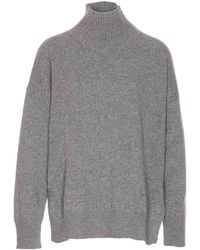 Roberto Collina - Rundhalspullover - Lyst