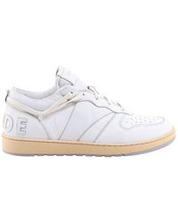 Rhude - Leather Sneakers With Vintage Effect - Lyst