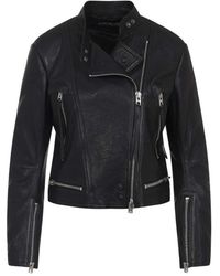 Tom Ford - Zipped Leather Jacket - Lyst