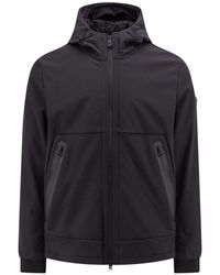 Peuterey - Nylon Jacket With Logo Patch - Lyst