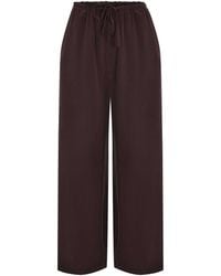 Alysi - Trousers Made Of Silk - Lyst