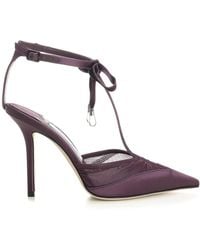 Jimmy Choo - Afia Mesh 100 Pumps - Lyst