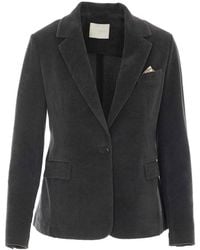 Circolo 1901 - Double Breasted Velvet Jacket - Lyst