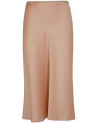 Blumarine - Enver Satin Skirt - Lyst