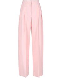 McQueen - Wide Leg Pants - Lyst