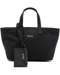 A.P.C. - Le Drummer Toile Small Tote Bag - Lyst