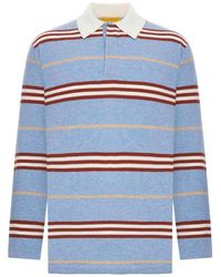 Guest In Residence - Striped Polo - Lyst
