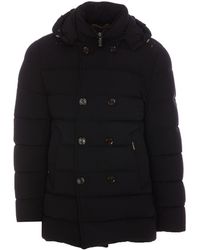 Moorer - Down Jacket With Frontal Zip - Lyst