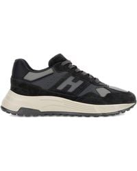 Hogan - Suede And Smooth Leather Hyperlight Sneakers - Lyst