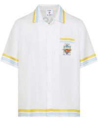 CASABLANCA - Flower Court Icon Shirt - Lyst
