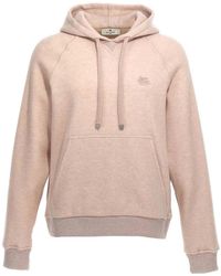 Etro - Logo Embroidery Wool Hoodie - Lyst