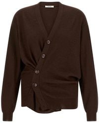 Lemaire - Relaxed Twisted' Cardigan - Lyst