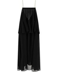 Chloé - Slessleeves Midi Dress - Lyst