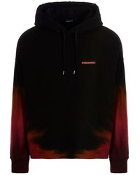 DSquared² - D2 Flame Hoodie - Lyst
