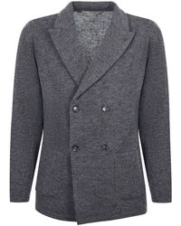 Paoloni - Wool Blend Jacket/Cardigan - Lyst