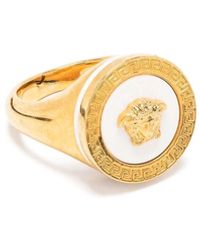 Versace - Ring With Medusa - Lyst