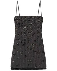 Jonathan Simkhai - Anden Embellished Mini Dress - Lyst
