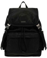 Versace - Neo Nylon Jacquard Backpack - Lyst