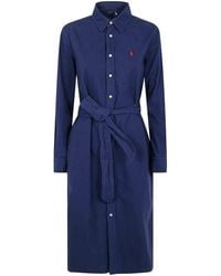 Polo Ralph Lauren - N Cory Long Sleeve Day Dress - Lyst