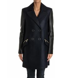 Karl Lagerfeld - Double-breasted Coat - Lyst