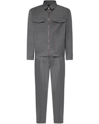 Santaniello - Wool Blend Coordinated Suit - Lyst